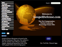 Tablet Screenshot of gospeldefense.com